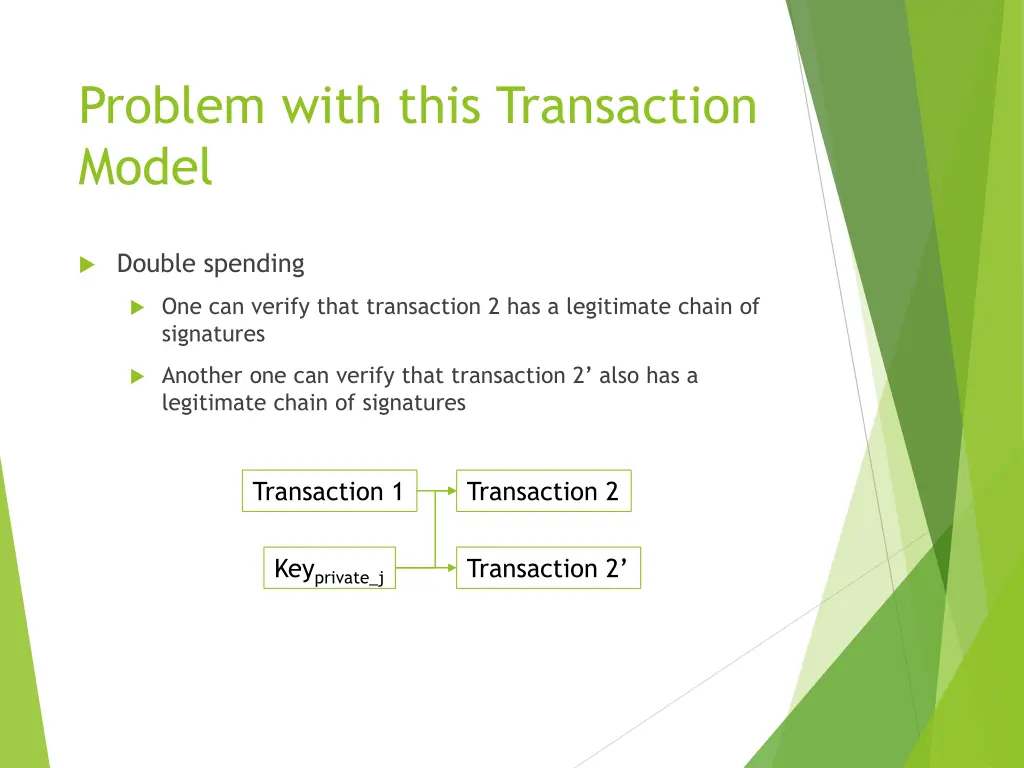 problem with this transaction model