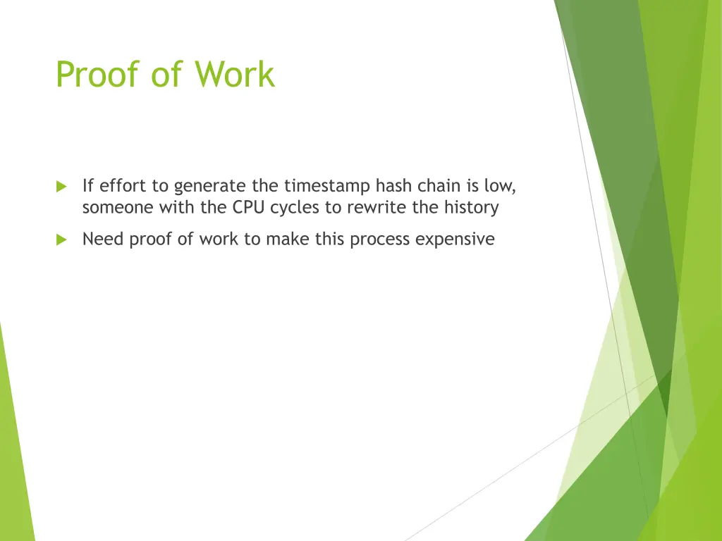 proof of work