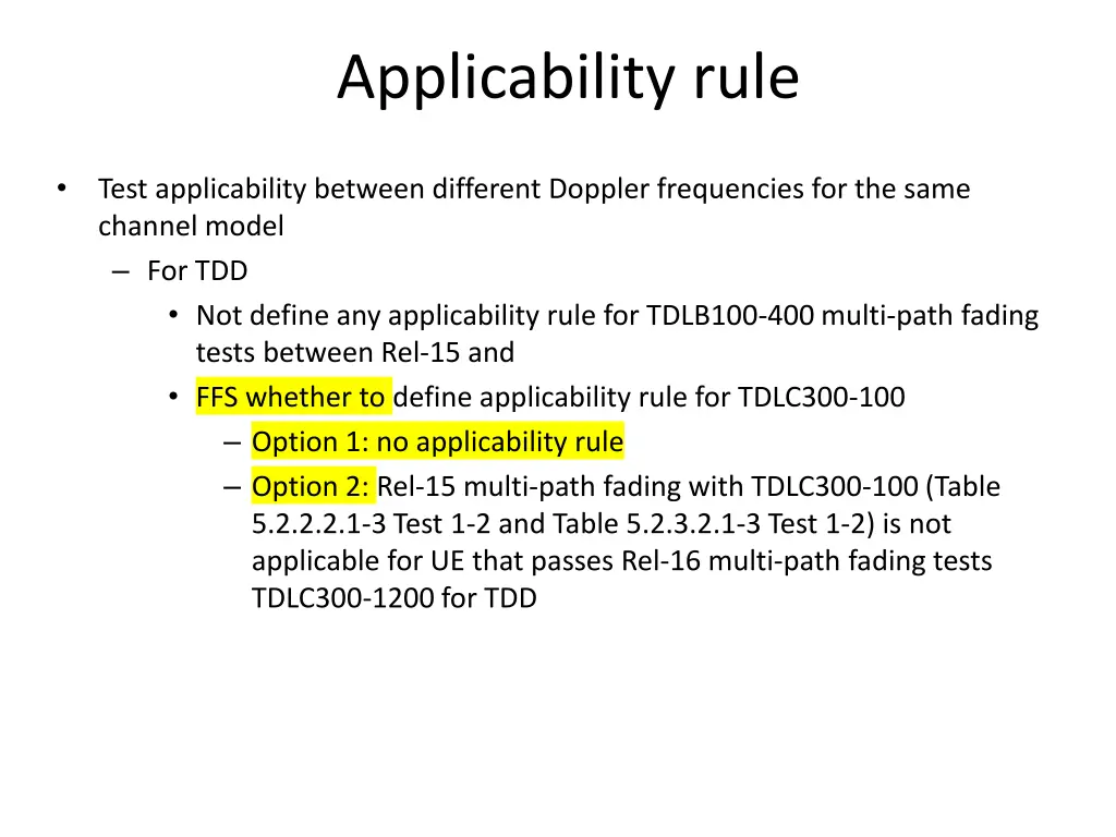 applicability rule 2