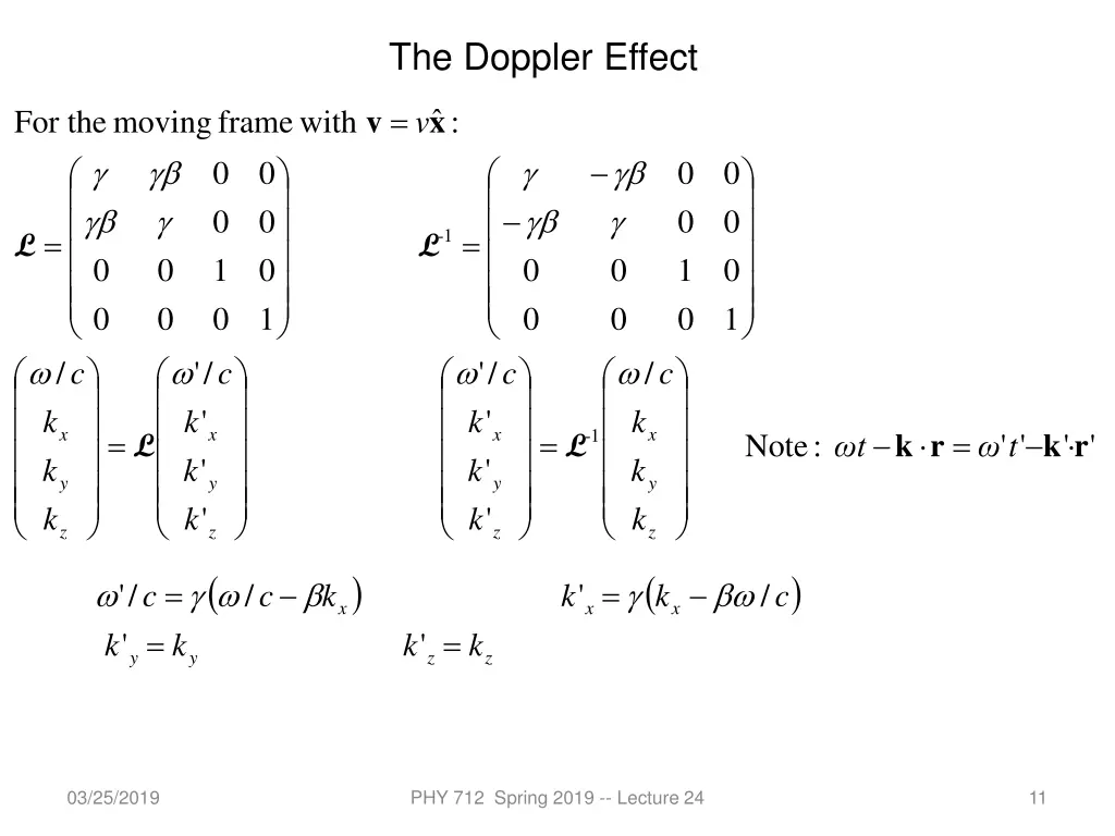 the doppler effect