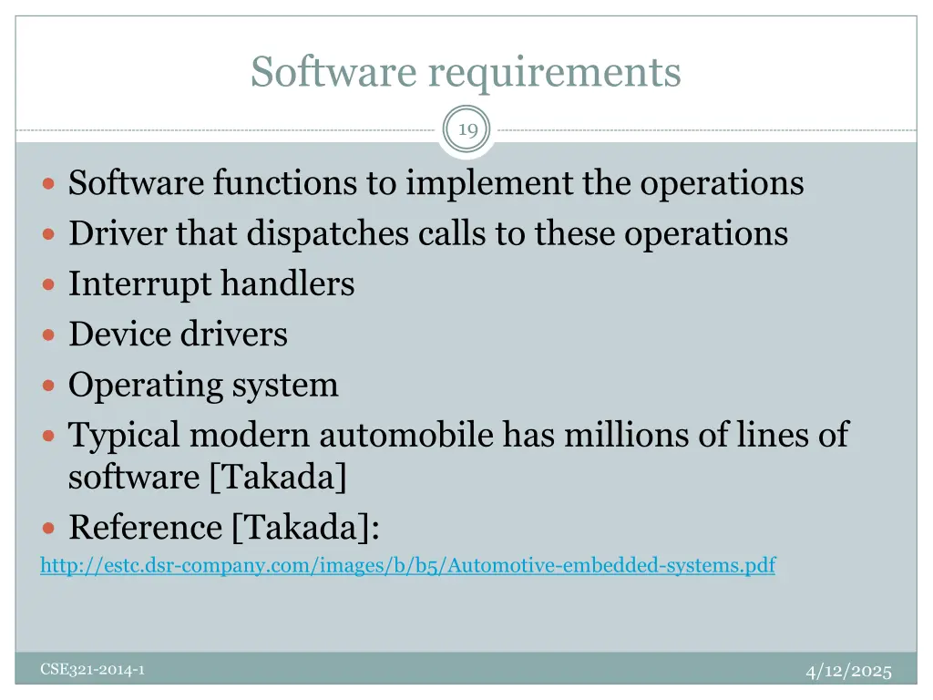 software requirements