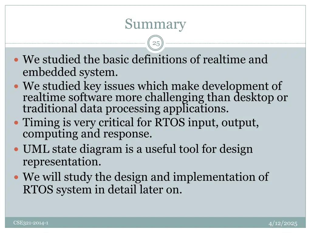 summary