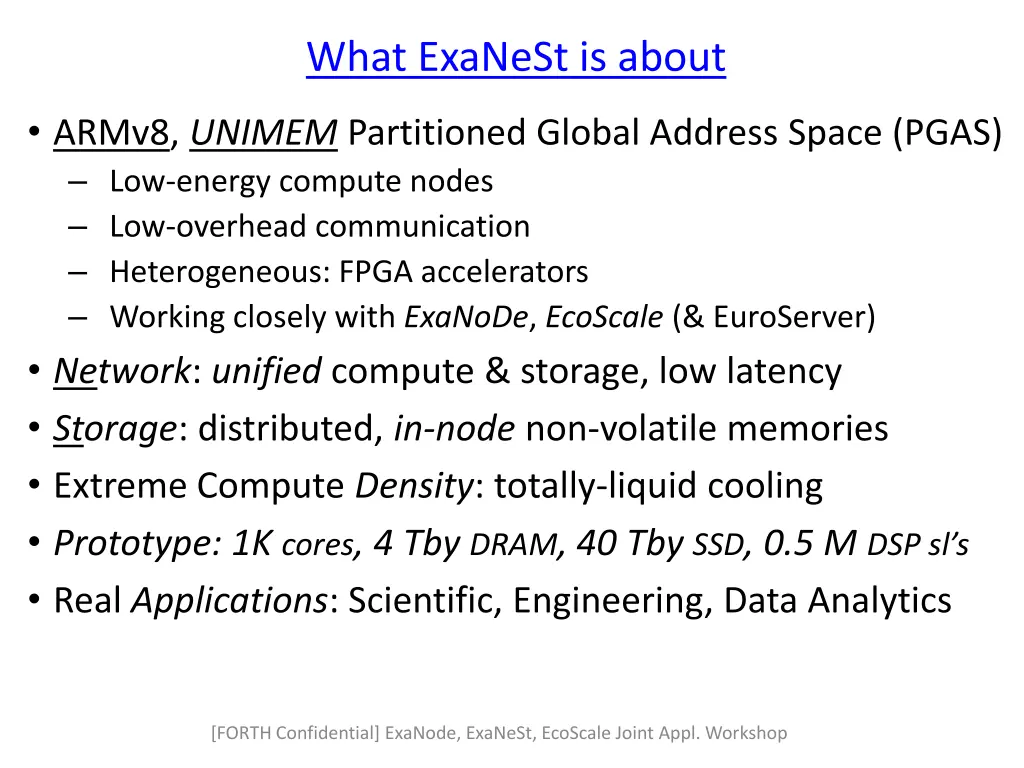 what exanest is about