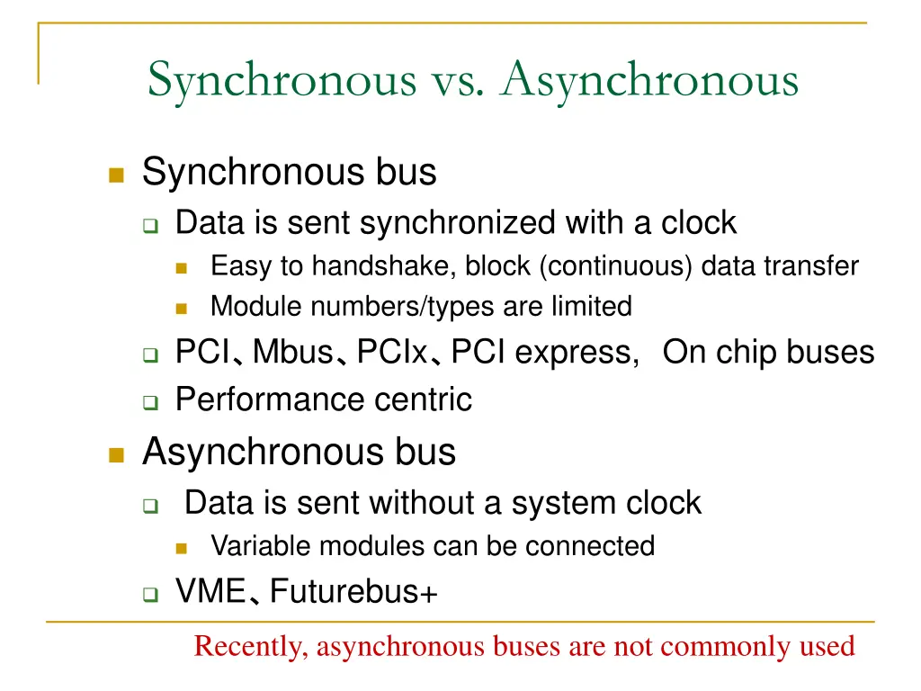 synchronous vs asynchronous
