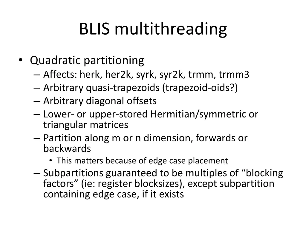 blis multithreading 14