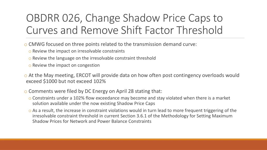obdrr 026 change shadow price caps to curves
