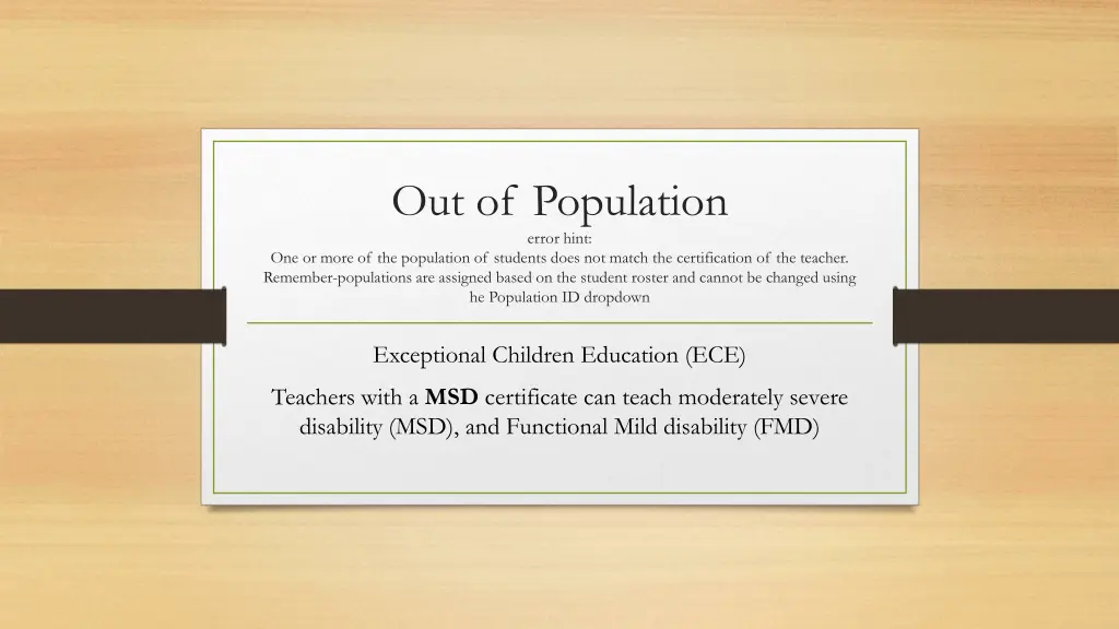 out of population error hint one or more 1