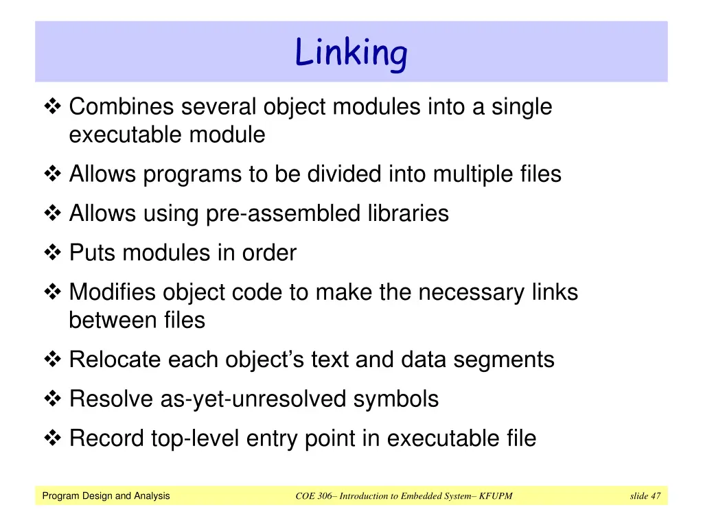 linking