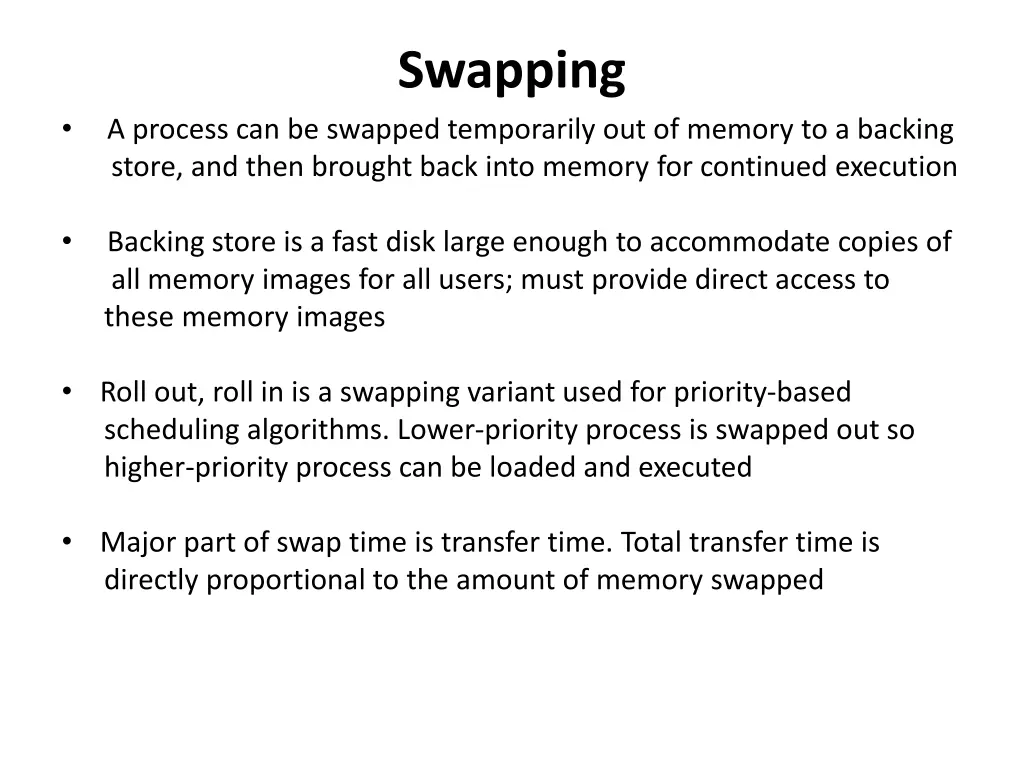 swapping