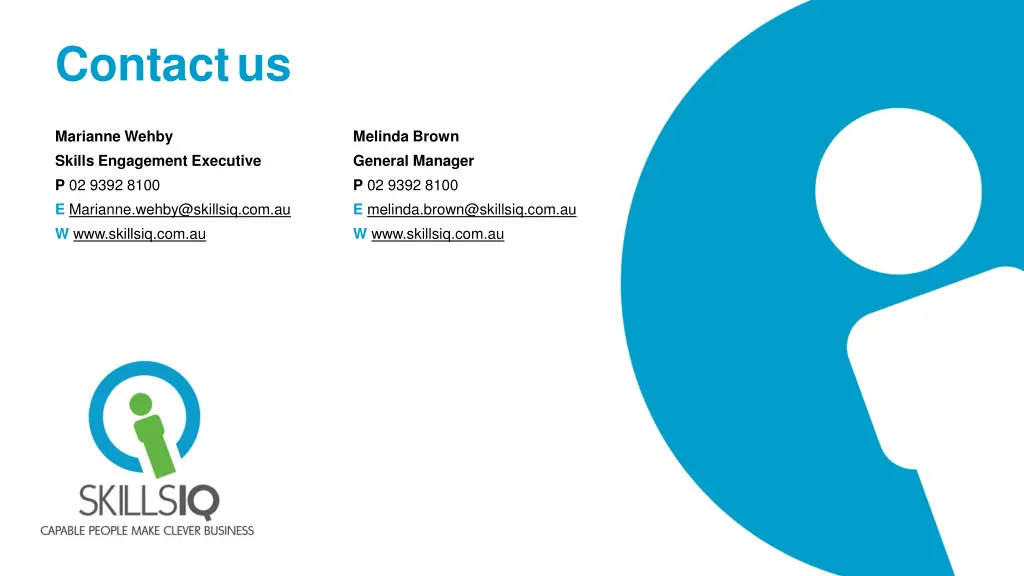 contact us