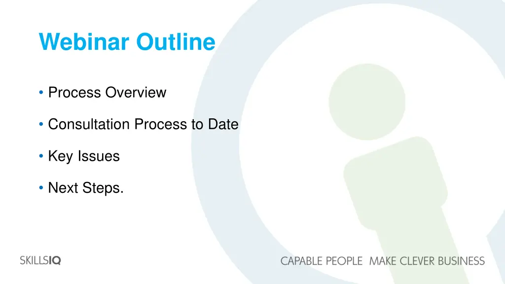 webinar outline