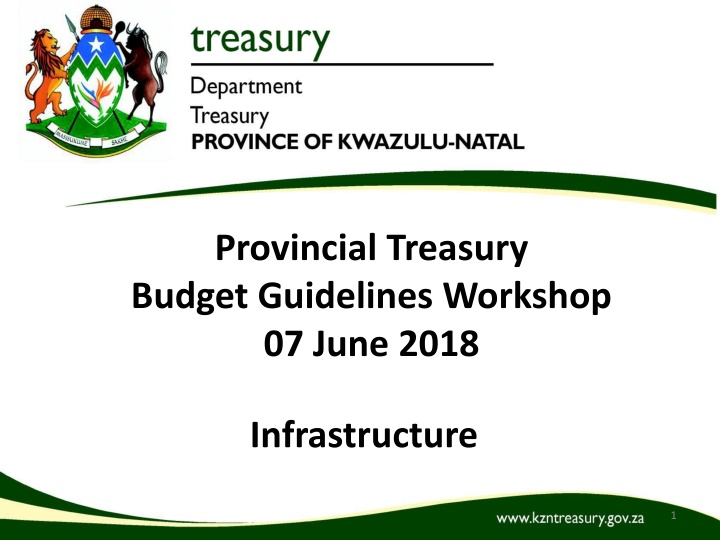 provincial treasury budget guidelines workshop
