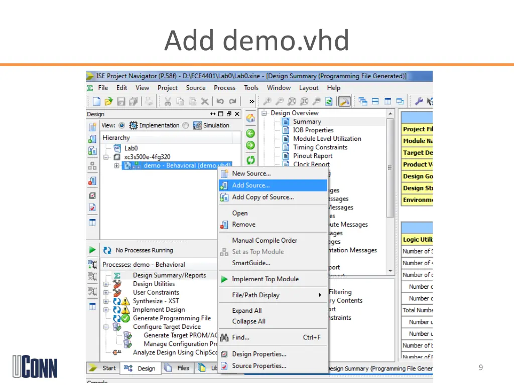 add demo vhd