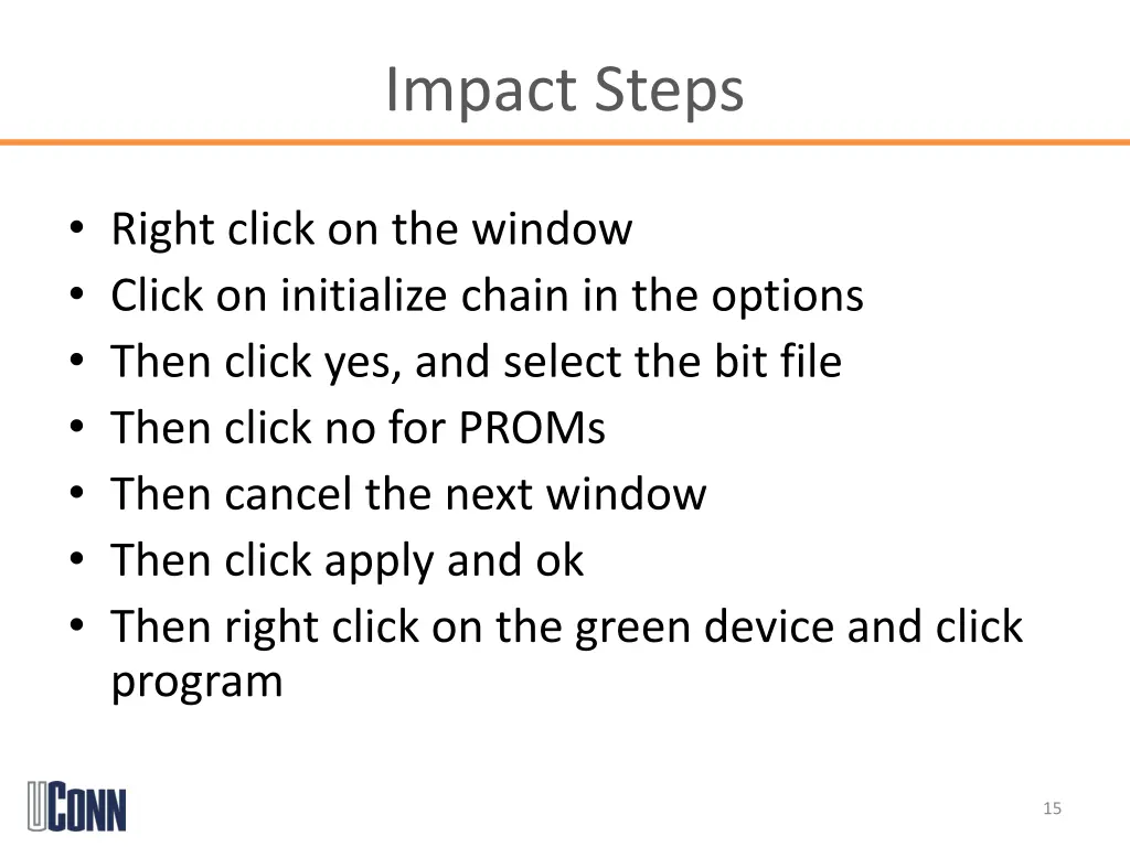 impact steps