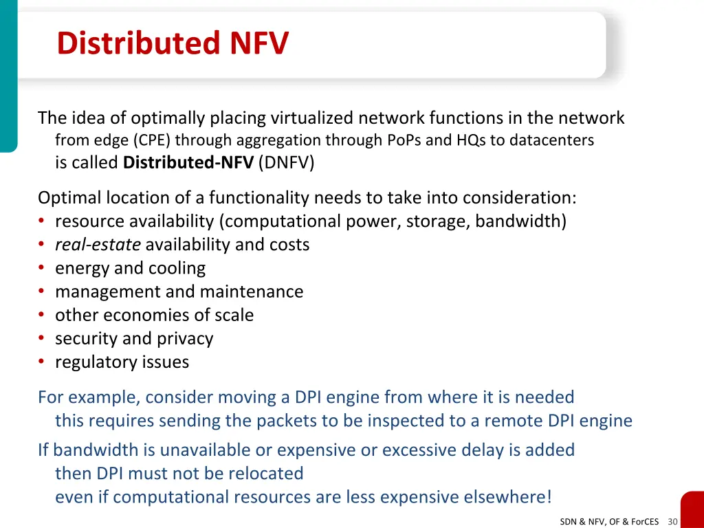 distributed nfv