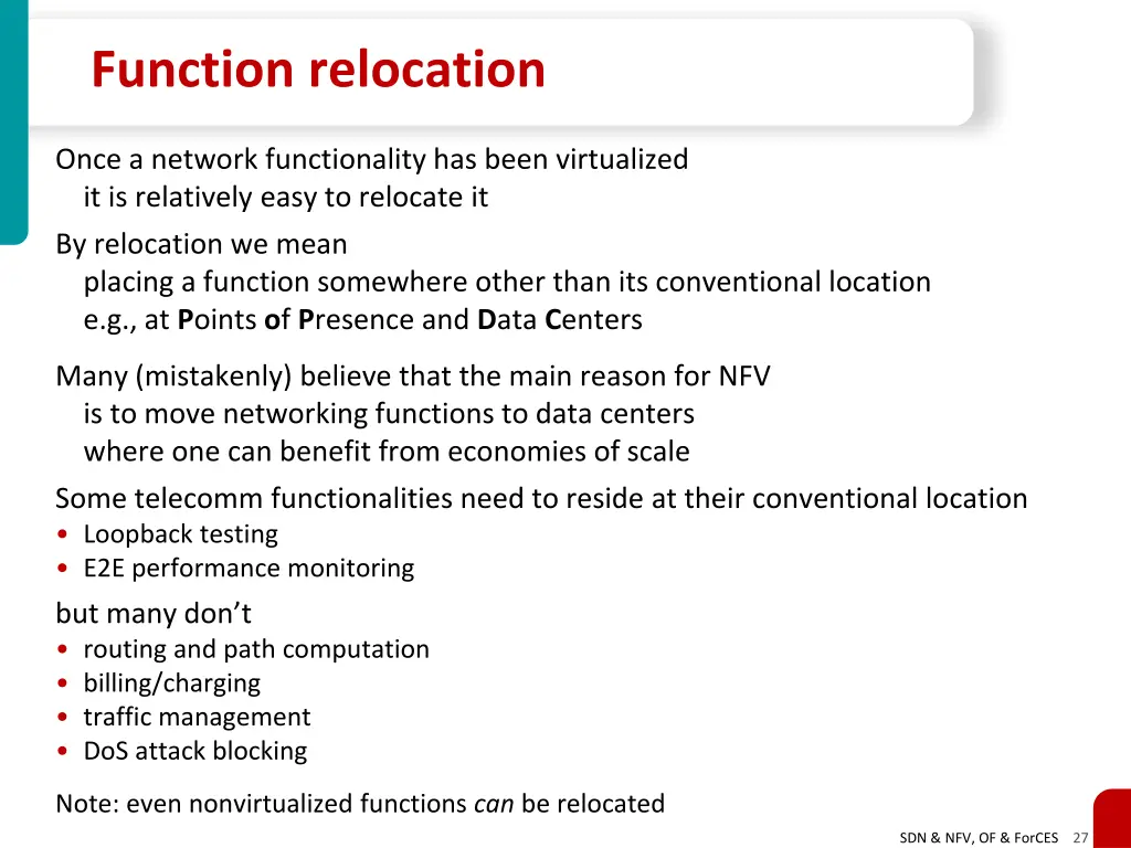 function relocation
