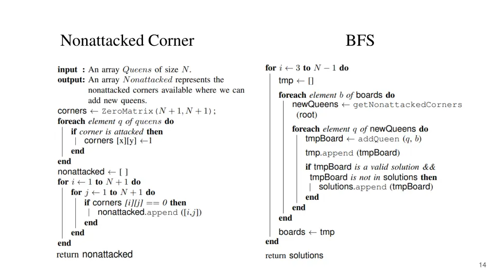 nonattacked corner
