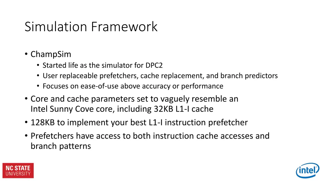 simulation framework