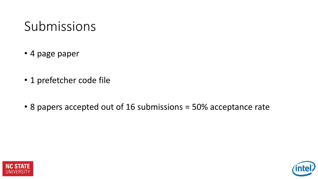 submissions