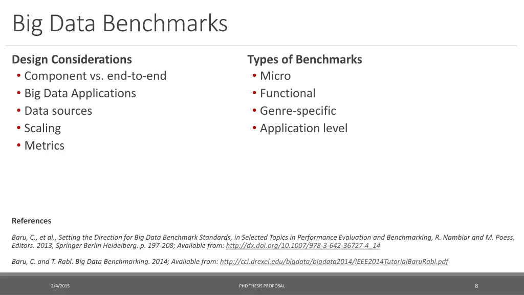 big data benchmarks 1