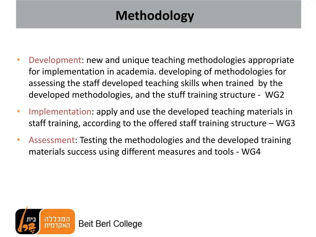 methodology