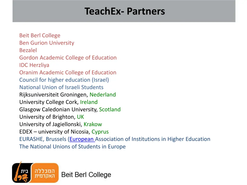teachex partners