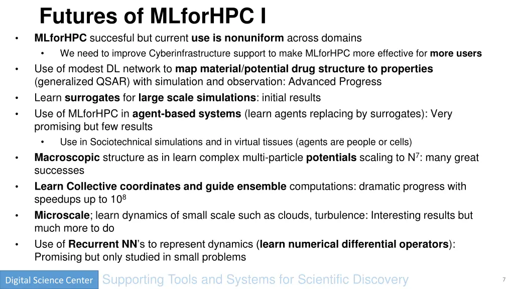 futures of mlforhpc i mlforhpc succesful