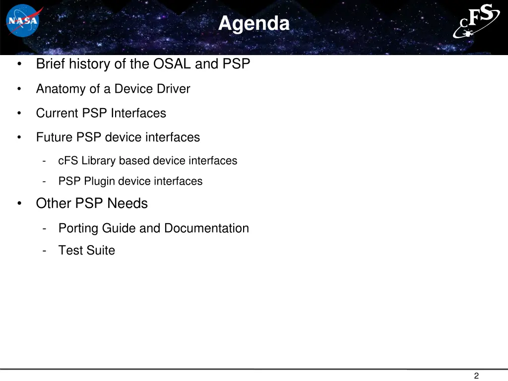agenda