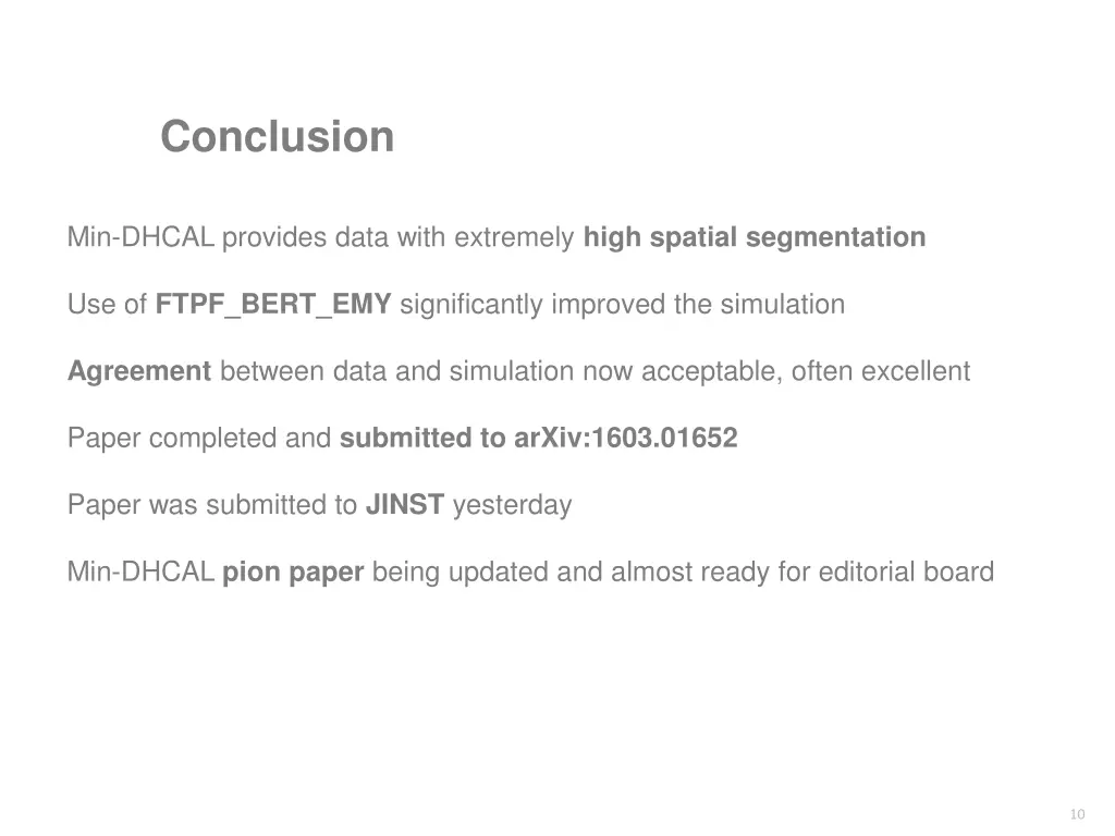conclusion