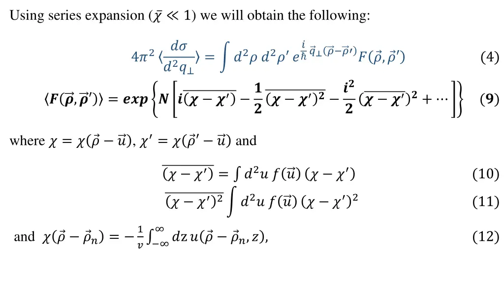 using series expansion 1 we will obtain