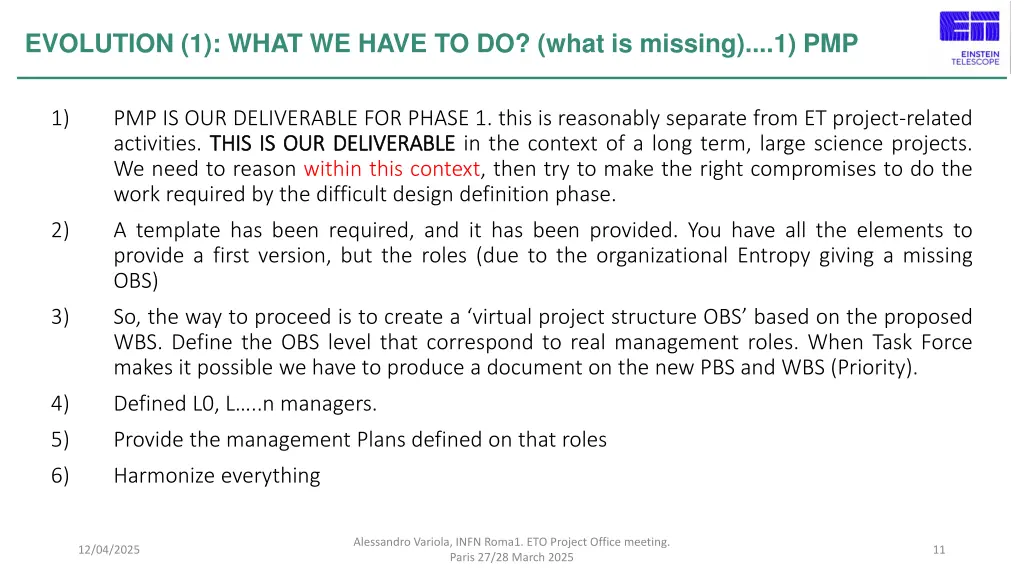 evolution 1 what we have to do what is missing