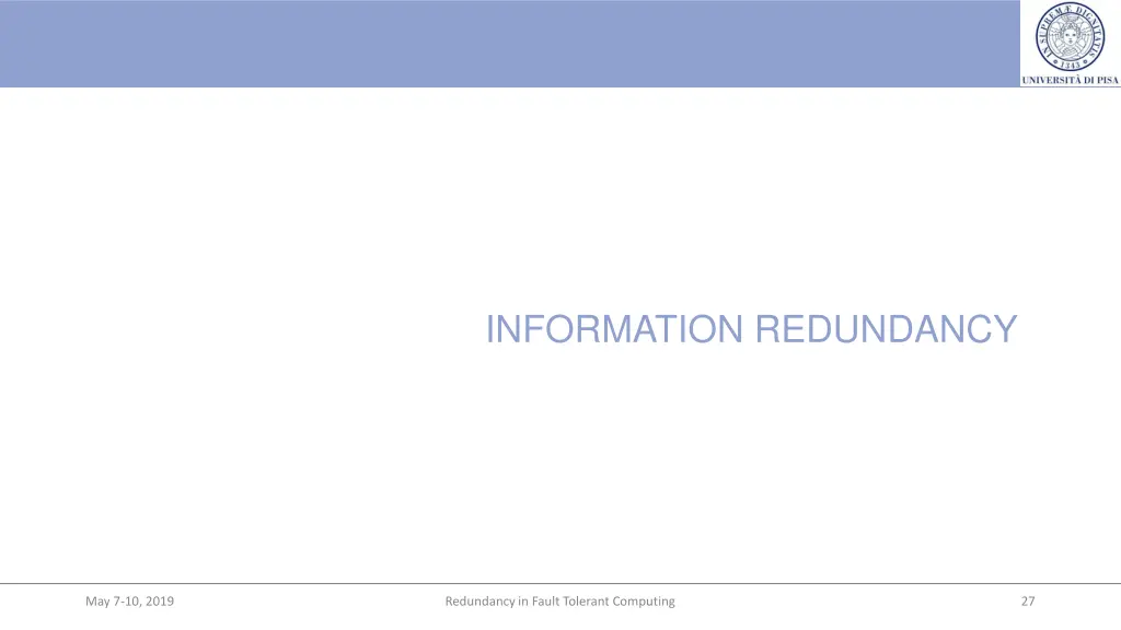 information redundancy