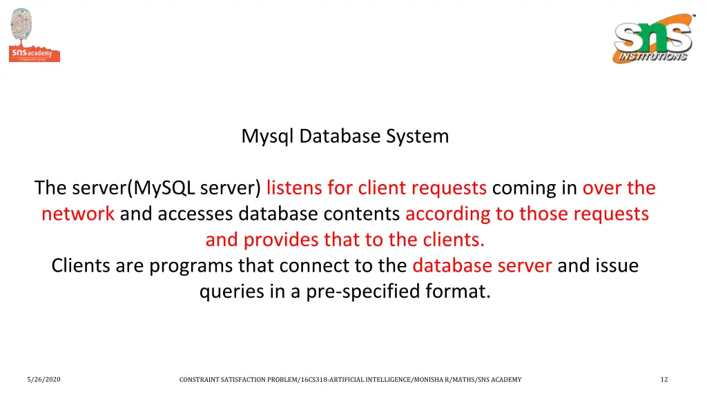 mysql database system