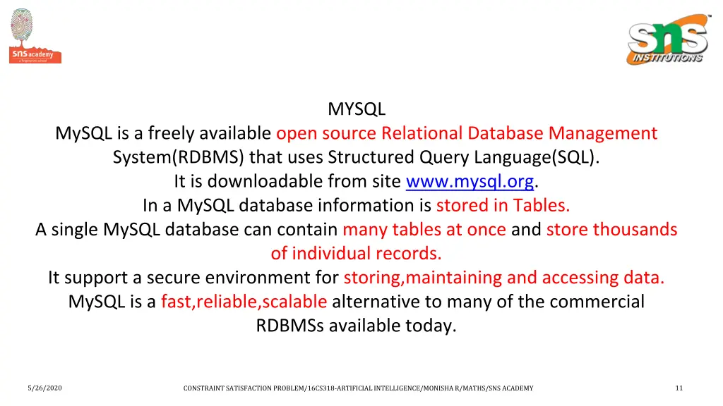 mysql