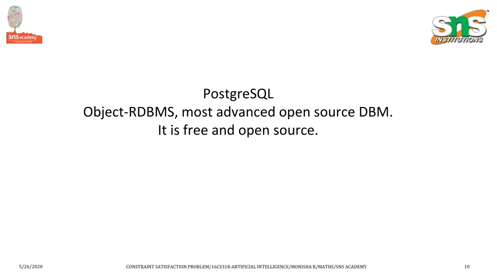 postgresql