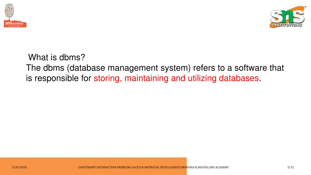what is dbms the dbms database management system