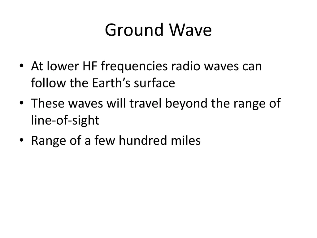 ground wave