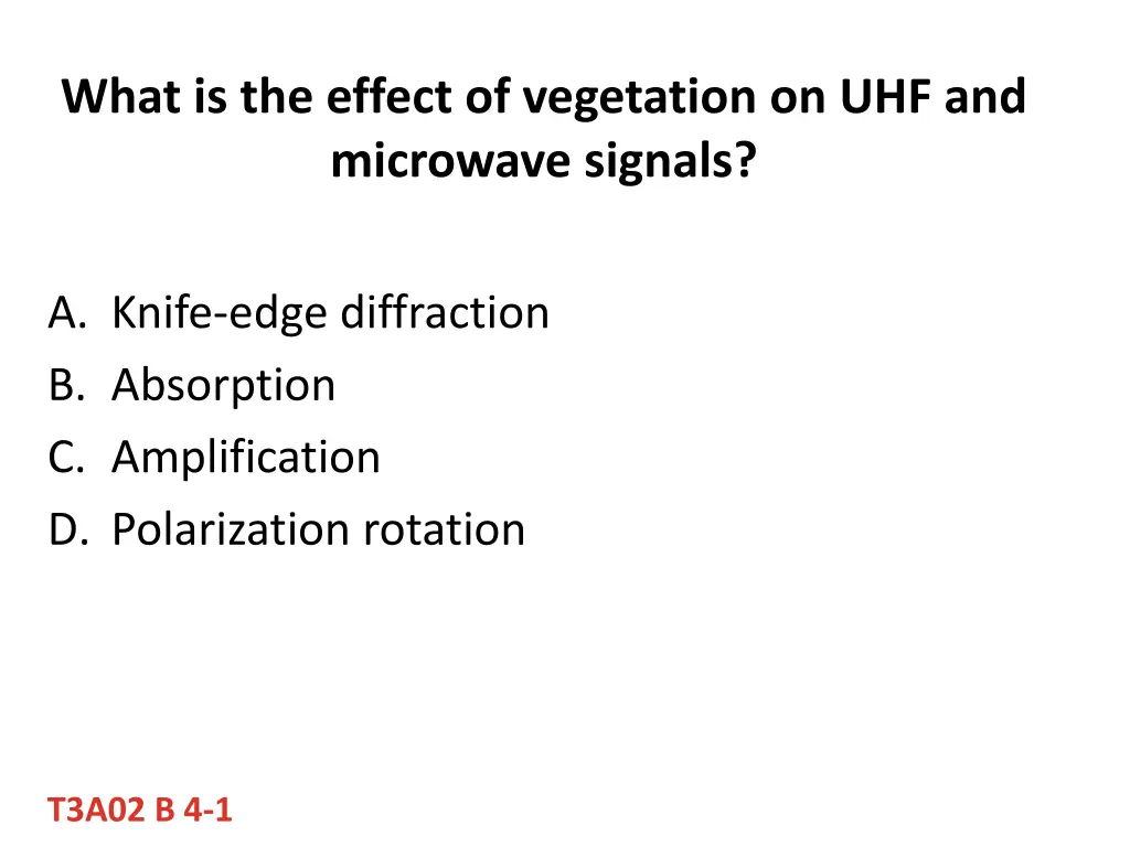 what is the effect of vegetation