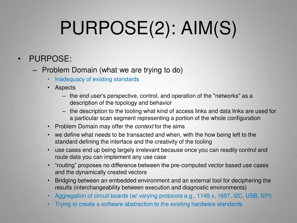purpose 2 aim s 1