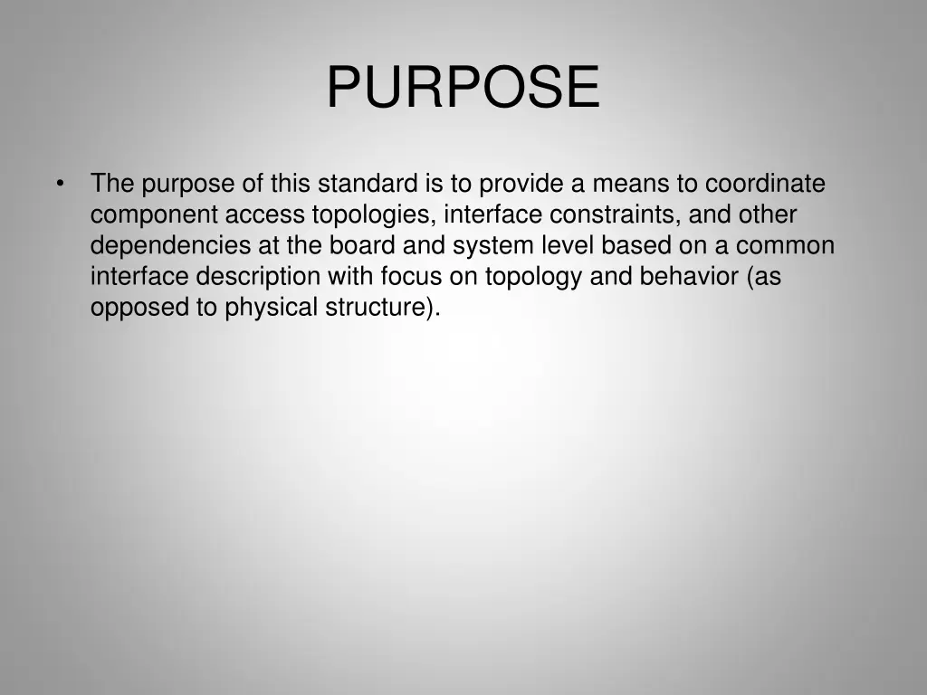 purpose