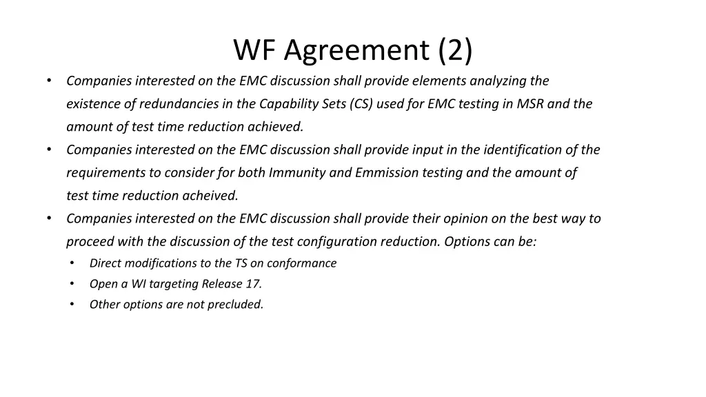 wf agreement 2