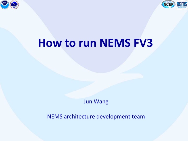 how to run nems fv3