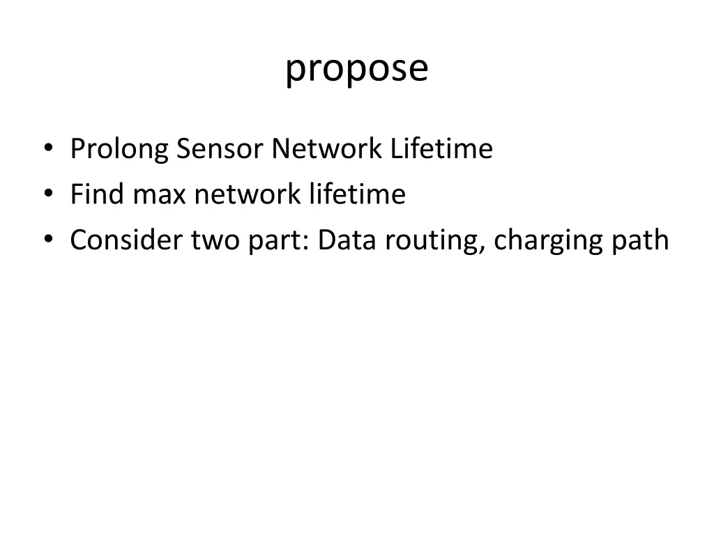 propose