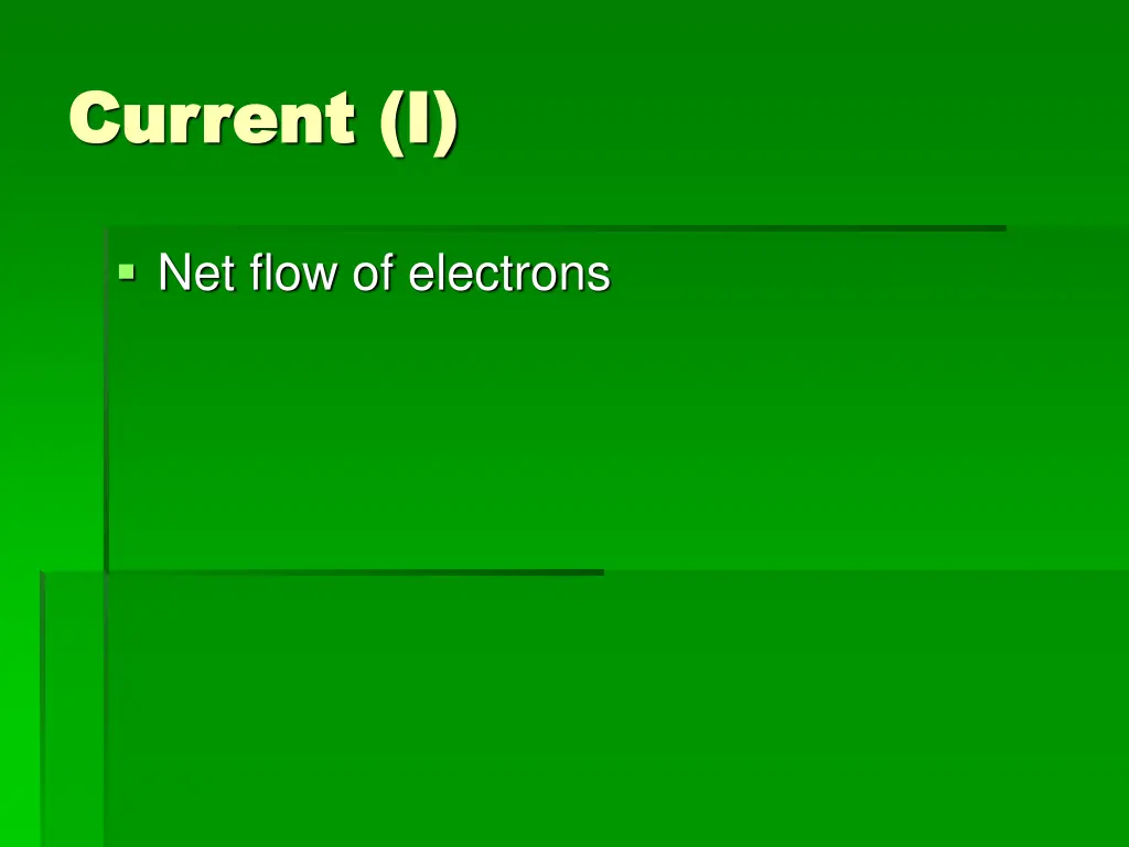current i current i