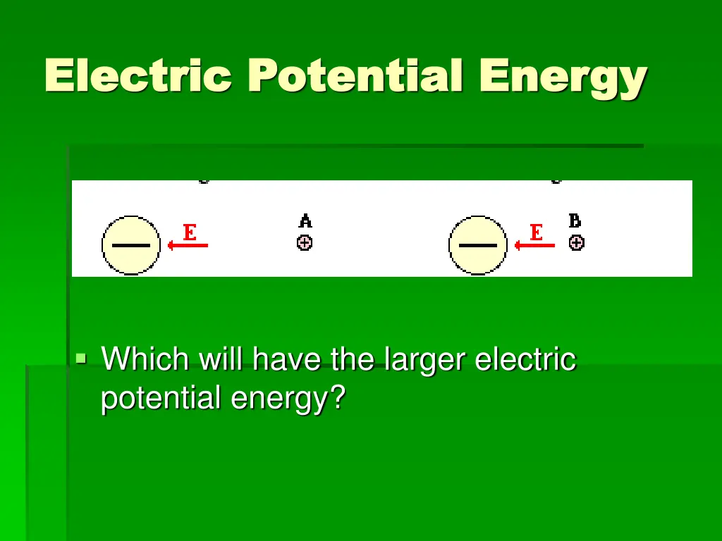 electric potential energy electric potential 4