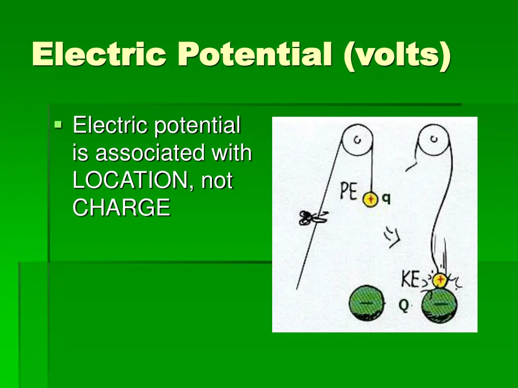 electric potential volts electric potential volts 5