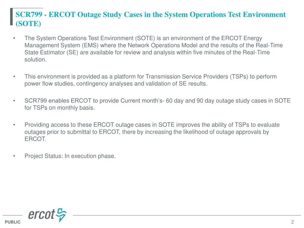 scr799 ercot outage study cases in the system 1
