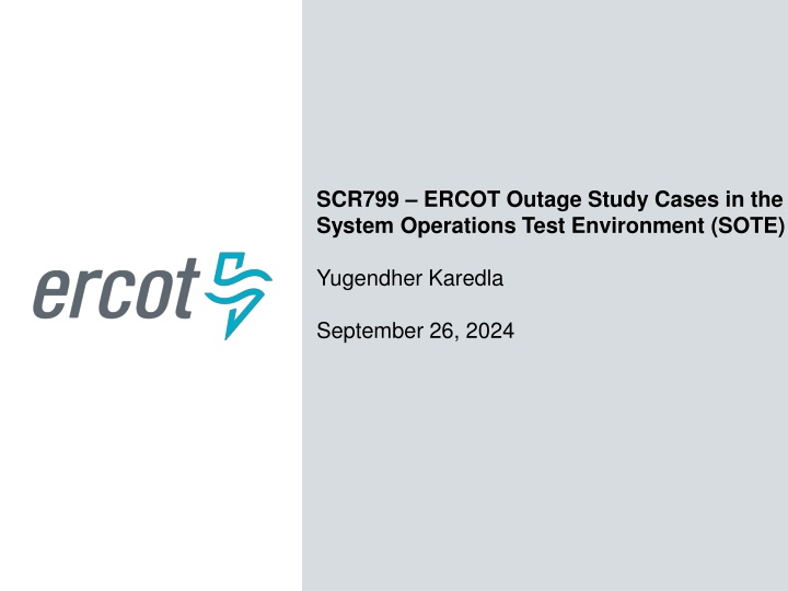 scr799 ercot outage study cases in the system