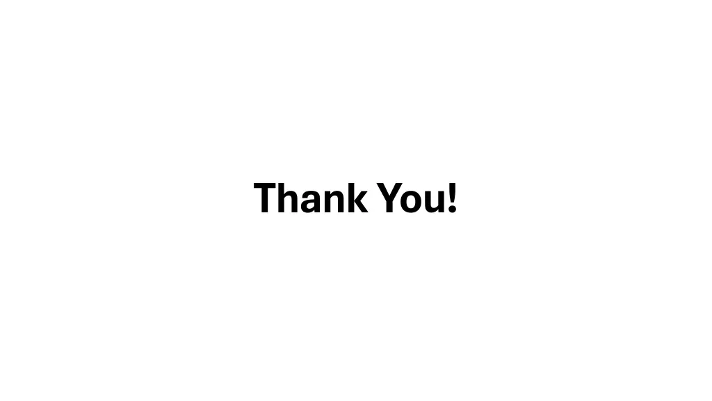 thank you