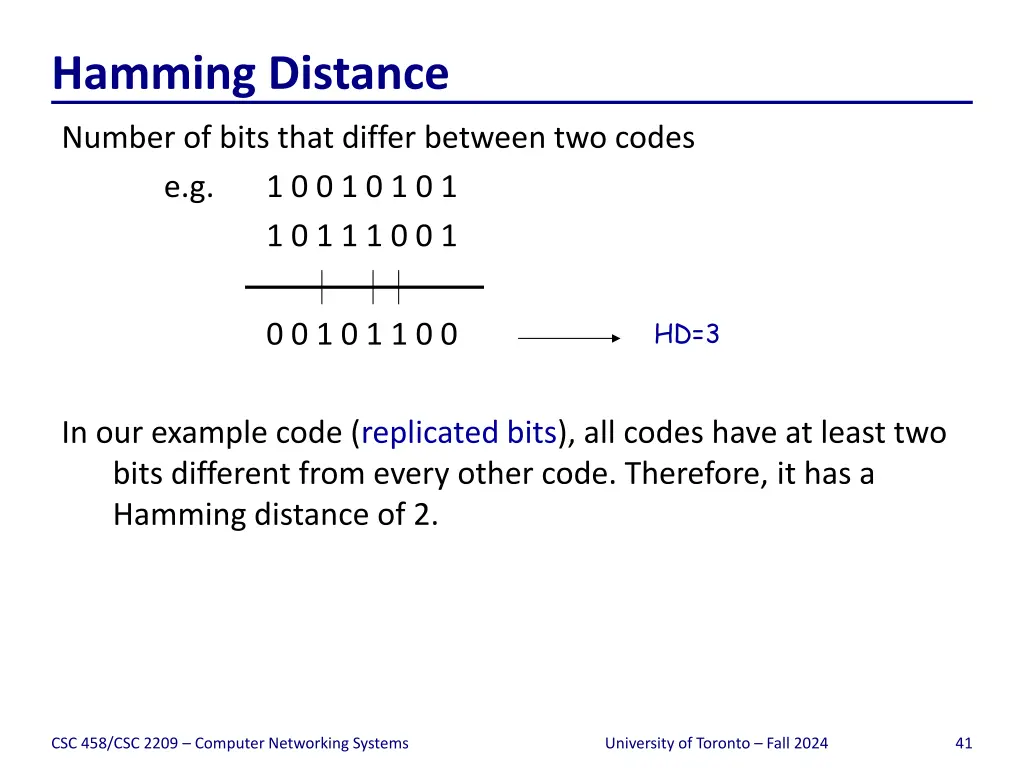 hamming distance